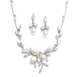 Load image into Gallery viewer, Freshwater Pearl Necklace & Earring Set
