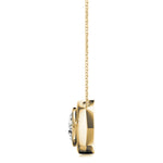 Load image into Gallery viewer, Brilliant Design Round Bezel Diamond Pendant for Her