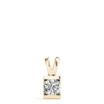Load image into Gallery viewer, Minimalist Solitaire Round Diamond Women’s Pendant Design