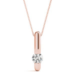Load image into Gallery viewer, Classic Beauty Gold Solitaire Pendant for Women