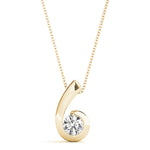Load image into Gallery viewer, Simple Solitaire Diamond Pendant for Her