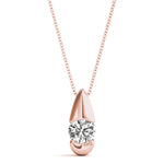 Load image into Gallery viewer, Sparkling Round Diamond Solitaire Pendant for Women