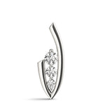 Load image into Gallery viewer, Round Diamond Three Stone Pendant