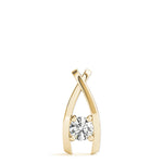 Load image into Gallery viewer, Delicate and Graceful 4 Prong Diamond Pendant for Women