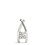 Load image into Gallery viewer, Delicate and Graceful 4 Prong Diamond Pendant for Women
