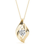 Load image into Gallery viewer, Round Diamond Solitaire Pendant