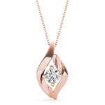 Load image into Gallery viewer, Round Diamond Solitaire Pendant