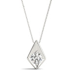 Load image into Gallery viewer, Elegant and Charming Women’s Solitaire Pendant with a Bezel Setting