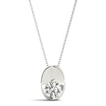 Load image into Gallery viewer, Classic Round Diamond Solitaire Pendant for Birthday and Anniversary Gifting