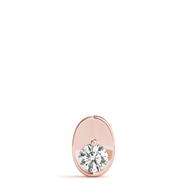 Classic Round Diamond Solitaire Pendant for Birthday and Anniversary Gifting