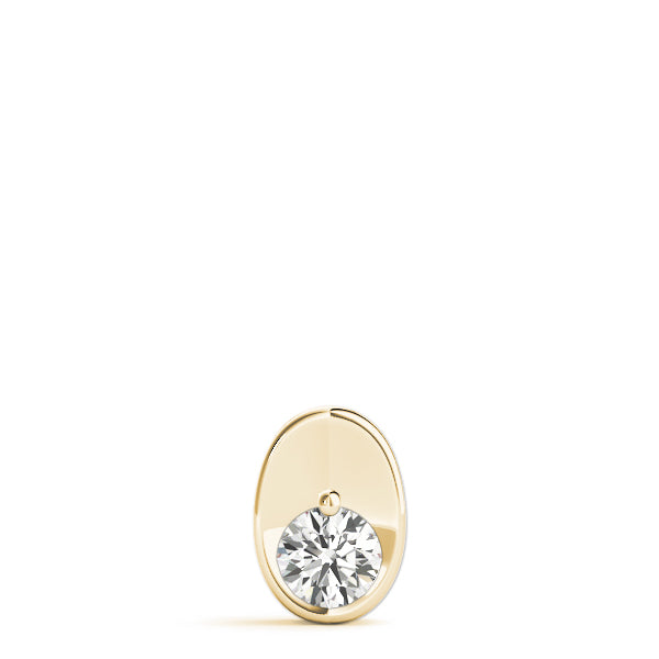 Classic Round Diamond Solitaire Pendant for Birthday and Anniversary Gifting