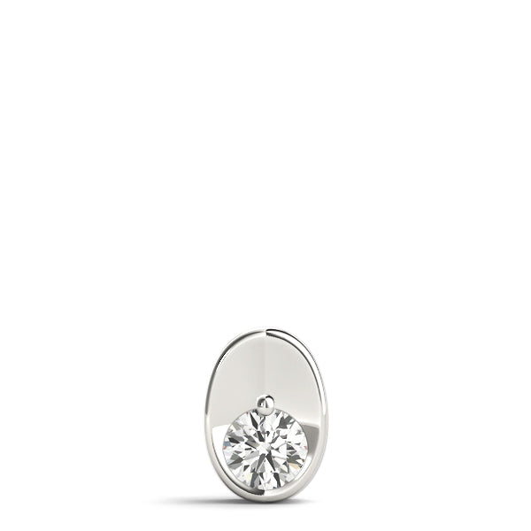 Classic Round Diamond Solitaire Pendant for Birthday and Anniversary Gifting
