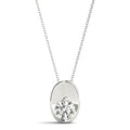 Classic Round Diamond Solitaire Pendant for Birthday and Anniversary Gifting