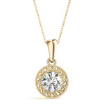 Load image into Gallery viewer, Solitaire Diamond Pendant For Women