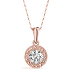 Load image into Gallery viewer, Solitaire Diamond Pendant For Women