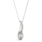 Load image into Gallery viewer, Oval Halo Fashion Diamond Pendant