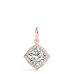 Load image into Gallery viewer, Cushion Fashion Diamond Halo Pendant