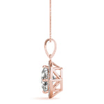 Load image into Gallery viewer, Cushion Fashion Diamond Halo Pendant