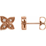 Load image into Gallery viewer, Modern Design Leaf Diamond Earrings for Women