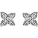 Load image into Gallery viewer, Modern Design Leaf Diamond Earrings for Women