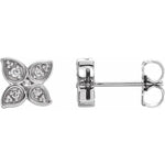 Load image into Gallery viewer, Modern Design Leaf Diamond Earrings for Women