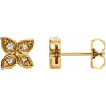 Load image into Gallery viewer, Modern Design Leaf Diamond Earrings for Women