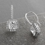 Load image into Gallery viewer, Endless Shimmer Radiant Cut Earrings