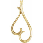 Load image into Gallery viewer, Stylish Women’s 14K Yellow Gold Heart Pendant