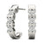Round Diamond Hoop Earrings