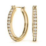 Load image into Gallery viewer, Milgrain Edge Hoop Earrings for Women