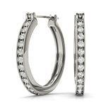 Load image into Gallery viewer, Milgrain Edge Hoop Earrings for Women