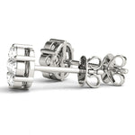 Load image into Gallery viewer, Classic Round Cluster Lab Grown Diamond Earrings