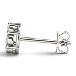 Load image into Gallery viewer, Classic Round Cluster Lab Grown Diamond Earrings