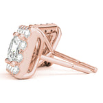 Load image into Gallery viewer, Classic Square Diamond Studs