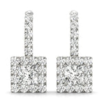 Load image into Gallery viewer, Halo Dangle Earrings For Women