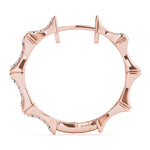 Load image into Gallery viewer, Round Diamond Hoop Earrings For Women