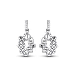 Load image into Gallery viewer, Women’s Fashion Earrings with Round Diamonds