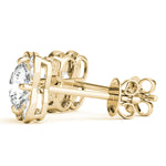 Load image into Gallery viewer, Trendy Round Diamond Fashion Halo Earrings