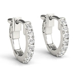 Load image into Gallery viewer, Single Row Lab Grown Diamond Earrings