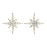 Load image into Gallery viewer, Starburst Diamond Earrings