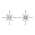 Load image into Gallery viewer, Starburst Diamond Earrings