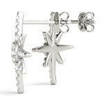 Load image into Gallery viewer, Starburst Diamond Earrings