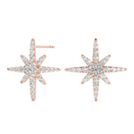 Load image into Gallery viewer, Starburst Diamond Earrings