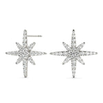 Load image into Gallery viewer, Starburst Diamond Earrings