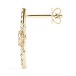 Load image into Gallery viewer, Starburst Diamond Earrings