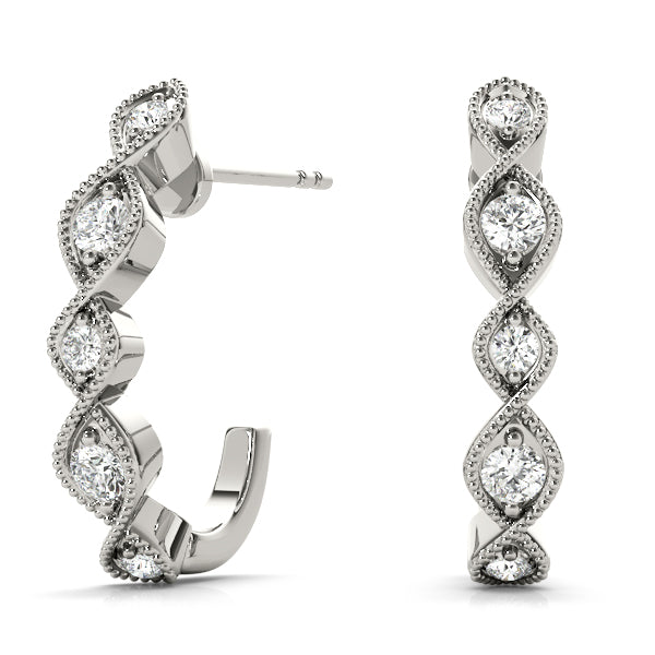 J Hoop Fashion Earrings For Women
