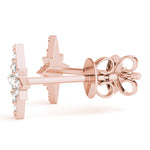 Load image into Gallery viewer, Celestial Radiance Star Diamond Studs