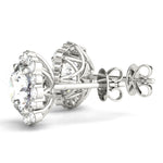 Load image into Gallery viewer, Round Diamond Halo Fashion Earrings For Women