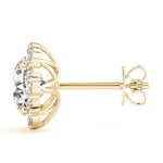 Load image into Gallery viewer, Round Diamond Halo Fashion Earrings For Women