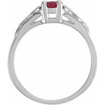 Load image into Gallery viewer, January Birthstone Ring for Kids